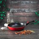 Royalford Frying Pan, 26 Cm- Aluminum Non-Stick Fry Pan - Ergonomic Handle - Saute Pan/Deep Frying - SW1hZ2U6MzczNTE4