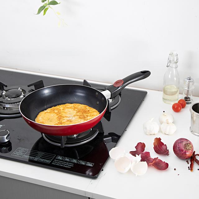 Royalford Frying Pan, 26 Cm- Aluminum Non-Stick Fry Pan - Ergonomic Handle - Saute Pan/Deep Frying - SW1hZ2U6MzczNTIy