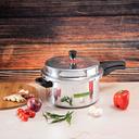 Royalford 7.5L Aluminum Pressure Cooker - Comfortable Handle Evenly Heating Cooker