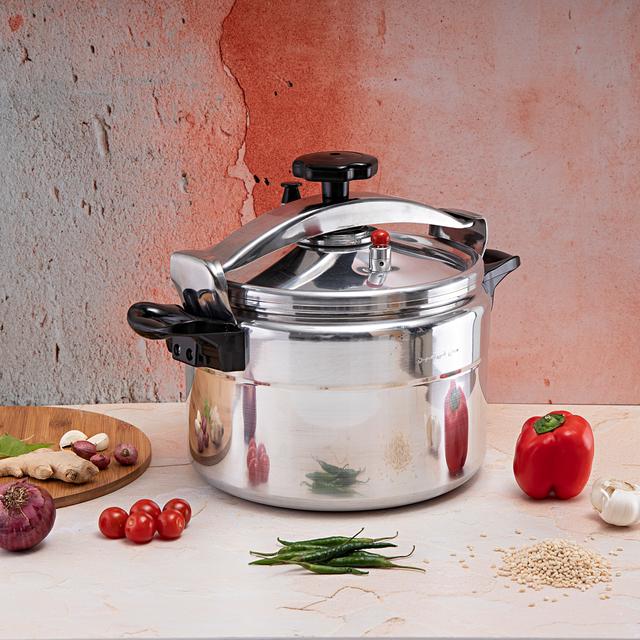 قدر ضغط (طنجرة) 11 لتر Royalford Aluminium Pressure Cooker - SW1hZ2U6MzgwNTA0