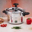 Royalford 9L Aluminium Pressure Cooker - Lightweight & Durable Home Kitchen Pressure Cooker With Lid