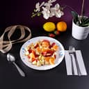 صحن تقديم زجاجي أوبال 10.5 بوصة Royalford - 10.5" Opal Ware Dinner Plate - Soup Plates Pasta Plates