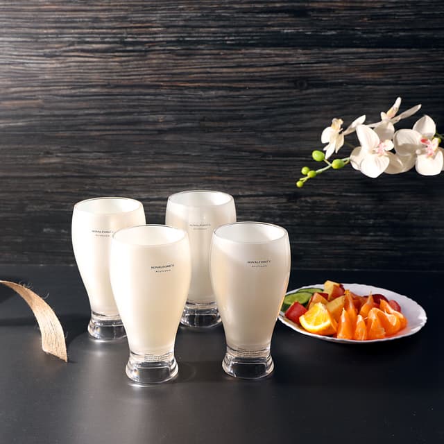 Royalford 400Ml Acrylic Glass 4Pcs Set, 4Pieces - Water Cup Drinking Glass