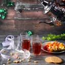 Royalford 6Oz 6Pcs Glass Tumber - Water Cup Drinking Glass