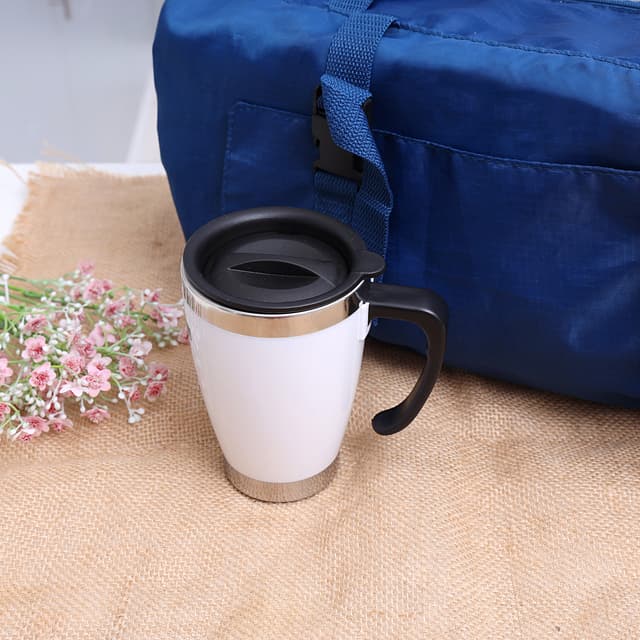 ماغ (كوب) حراري معدني 14 أونصة Royalford - 14Oz Travel Stainless Steel Mug Coffee Mug For Travel