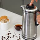 Royalford 1.6L Vacuum Flask - Coffee Heat Insulated Thermos For Keeping Hot/Cold Long Hour Heat/Cold