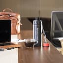 Royalford Stainless Steel 800Ml Sports Bottle - Reusable Water Bottle Wide Mouth With Hanging Clip