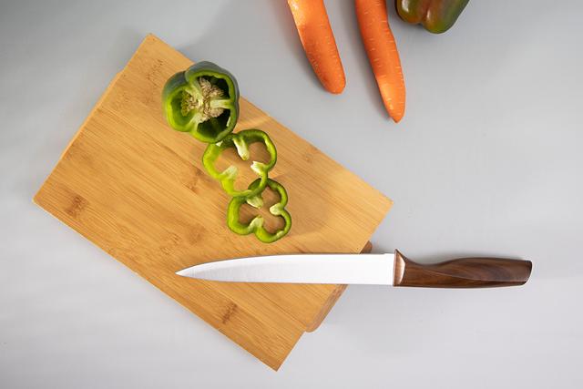 Delcasa Utility Knife - All Purpose Small Kitchen Knife - Ultra Sharp Stainless Steel Blade - SW1hZ2U6NDMzODMz