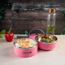 Royalford Double Layer Lunch Box - Leak-Proof & Airtight Lid Food Storage Container - High-Quality