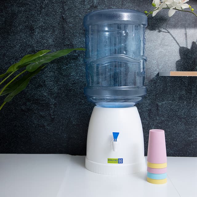 Royalford Portable Water Dispenser with Single Tap Ideal for 4 or 5 Gallon Bottle RF8427