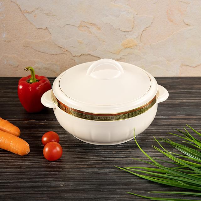 Royalford 1.2L Hot Pot Insulated Food Warmer - Thermal Casserole Dish - SW1hZ2U6MzkyOTk3