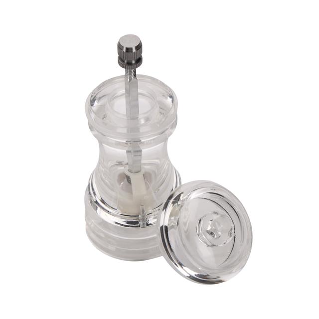 مطحنة توابل يدوية - 4.5 بوصة - شفاف Acrylic Pepper Mill with Grinder - SW1hZ2U6MzY2MzE1