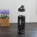 Delcasa 700 Ml Water Bottle -Portable Transparent Body Reusable Water Bottle Wide Mouth With Straw - SW1hZ2U6NDAxOTQz