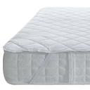 PARRY LIFE Soft Mattress Topper - Polyester Cover Microfiber Filling - Super soft, Box Stitched Mattress Protector Topper Cover, Elasticated Corner Straps - 200 x 200 cm