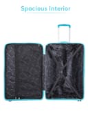 PARA JOHN Bricks 3 Pcs Trolley Luggage Set, Black - 161775