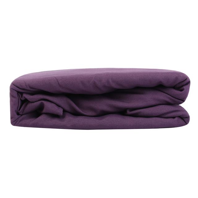 شرشف سرير مزدوج و 2 غطاء وسادة - بني غامق PARRY LIFE Fitted Sheet