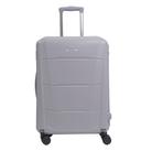 طقم حقائب سفر 3 حقائب مادة PP بعجلات دوارة (20 ، 24 ، 28) بوصة رمادي PARA JOHN - Travel Luggage Suitcase Set of 3 - Trolley Bag, Carry On Hand Cabin Luggage Bag (20 ، 24 ، 28) inch - SW1hZ2U6NDM2Nzg4