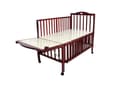 سرير للأطفال خشبي مع ناموسية Coffee Wooden Bed With Cradle And Mosquito Net - Baby Plus - 183582