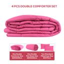 PARRY LIFE 4 Pcs  Comforter 1 Double Comforter, 1 Double Flat Sheet ,2 Standard Pillow Case - SW1hZ2U6NDE3ODA2