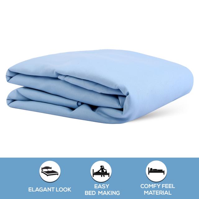 PARRY LIFE Fitted Sheet - QUEEN FITTED SHEET with 2 Pillow Cover 50x70 - 125 GSM MICRO FABRIC 180x220 - SW1hZ2U6NDE3OTk0