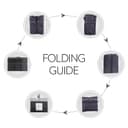 PARA JOHN Foldable Travel Bag, 41L - Foldable Travel Duffel Bag - Water Resistant Nylon Carry-on Bag, Lightweight Travel Luggage Bag for Sports, Gym, Vacation, Camping, Storage, Shopping