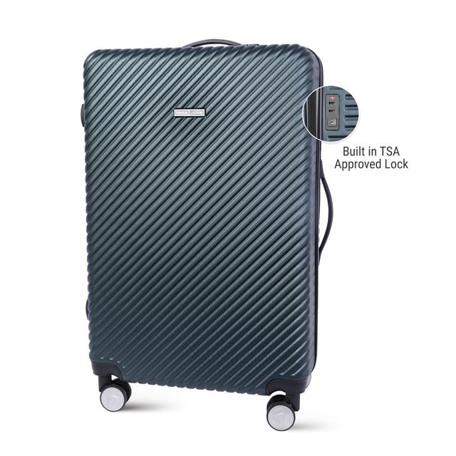 طقم حقائب سفر 3 حقائب مادة ABS بعجلات دوارة (20 ، 24 ، 28) بوصة أخضر PARA JOHN - ABS Hard Trolle Travel Luggage Suitcase Carry On Hand Cabin - Green - SW1hZ2U6NDA3NzQ5