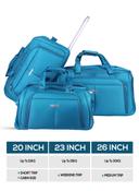 مجموعة شنط السفر لون فيروزي 3Piece Duffle Bag Set /Travel Bag - Cabin Size Travel Duffel Bag - Holdall Duffle Carry Bag - PARA JOHN - SW1hZ2U6NDE5MTQx