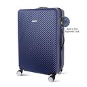 طقم حقائب سفر 3 حقائب مادة ABS بعجلات دوارة (20 ، 24 ، 28) بوصة كحلي PARA JOHN - Abs Hard Trolley Luggage Set, Navy - SW1hZ2U6MzY1NTg4