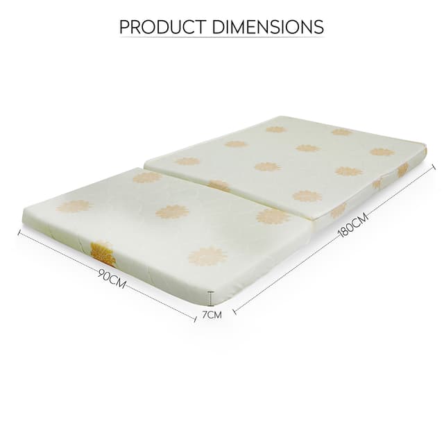 مرتبة سرير (وتربروف) 180 × 90 سم Parry Life Folding Mattress