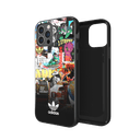 كفر موبايل بشعار وتصميم أديداس - متعدد الألوان - SNAP Apple iPhone 12 / 12 Pro Graphic Case - Back cover Trefoil Design, TPU Bumper, Wireless Charging Compatible - Adidas - SW1hZ2U6MzU5MDQx