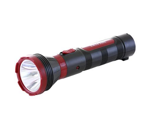 Krypton 4V 900Mah Rechargeable Led Plastic Torch - High Power Flashlight Super Bright Torch Light