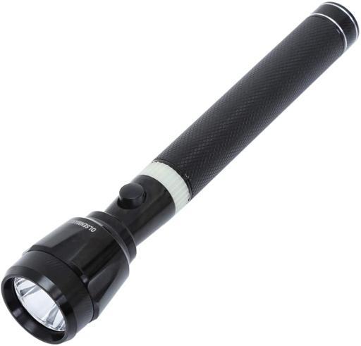 Olsenmark Rechargeable Led Flashlight, 211 Mm - High Capacity Battery - Charged Up To 1000Times