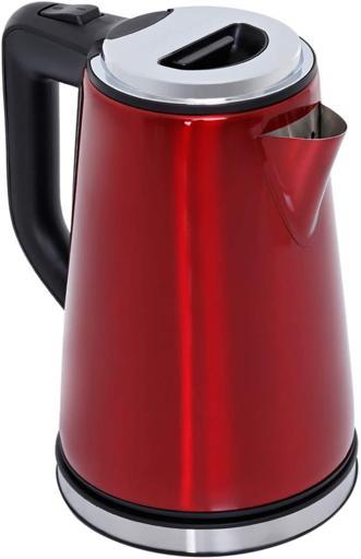 Olsenmark Cordless Electric Stainless Steel Kettle, 1.7L - Cordless Kettle - Concealed Heating Element - SW1hZ2U6NDExNjM3