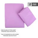 PARRY LIFE Fitted Sheet - DOUBLE FITTED SHEET with 2 Pillow Cover 50x70 - 125 GSM MICRO FABRIC 150x200 - SW1hZ2U6NDE4MDgy