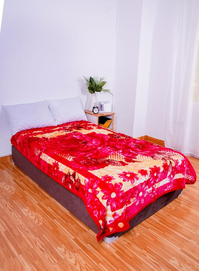 لحاف (بطانية) 200×240 سم PARRY LIFE Spinacho Single Ply Embossed Blanket - SW1hZ2U6NDE3MDY3