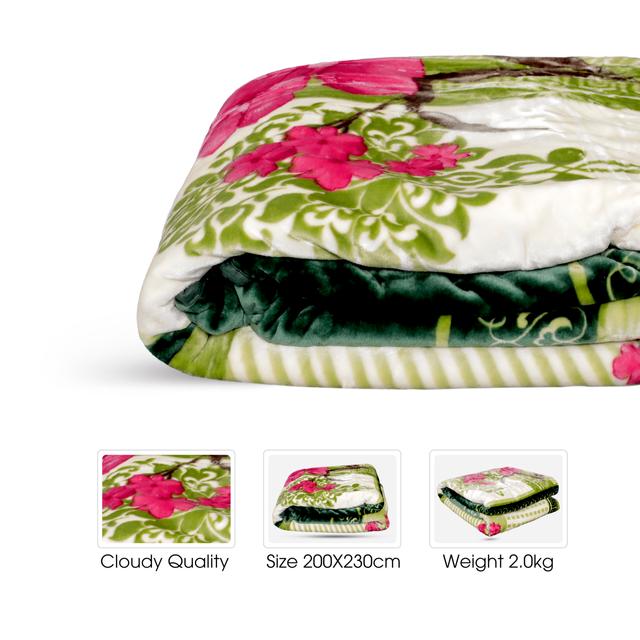 PARRY LIFE PLBL7590RE Double 1 Ply Kucu Embossed Cloud Blanket 200X230 - SW1hZ2U6NDE3MTI3