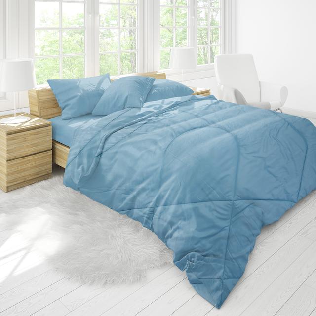 طقم سرير 4 قطع - أزرق PARRY LIFE 4Pcs Comforter Set - SW1hZ2U6NDE3NzE1