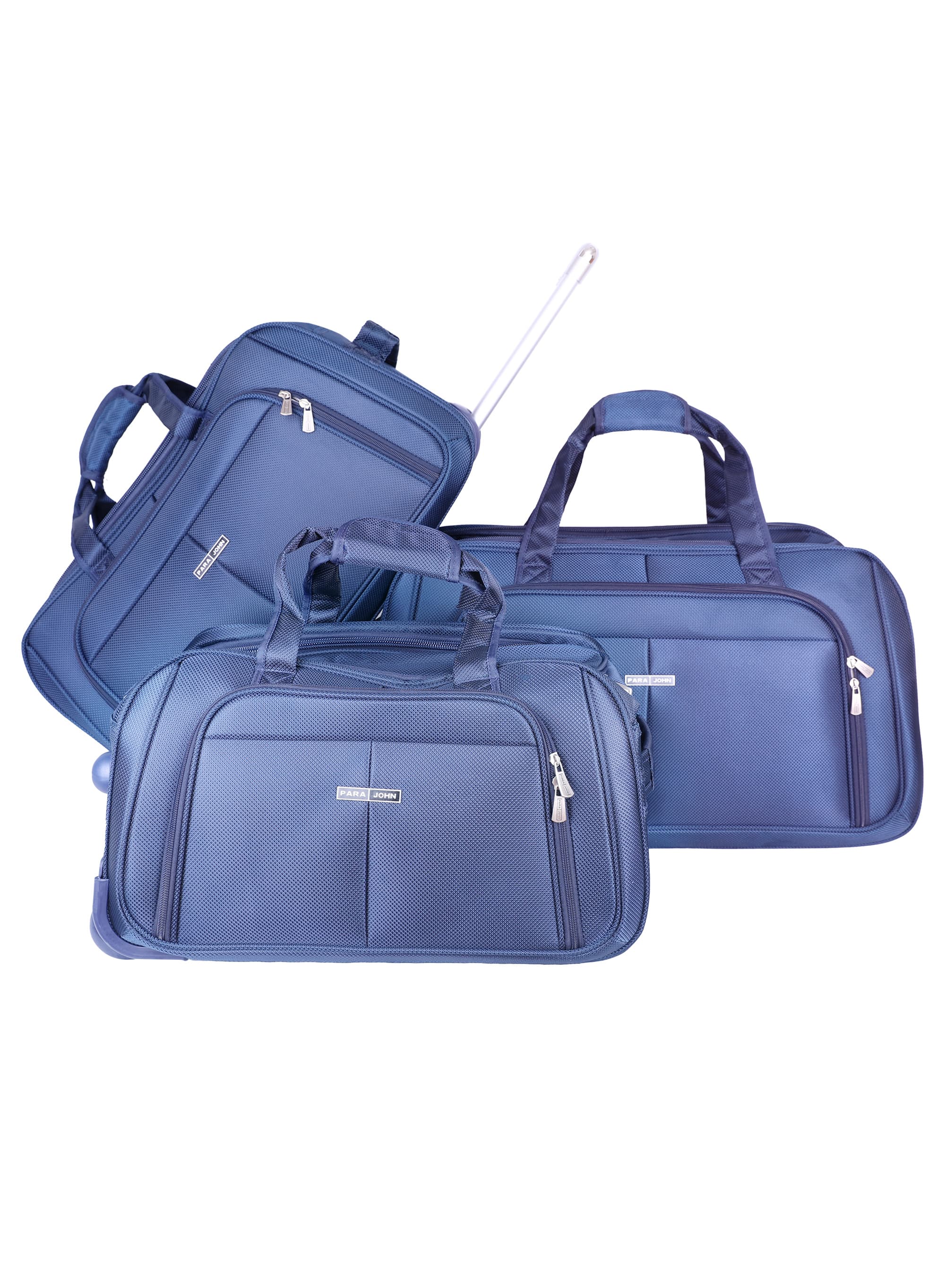 طقم شنط دافل قماش 20/23/26 انش ثلاث قطع بارا جوهن كحلي PARA JOHN Duffle Bag Set