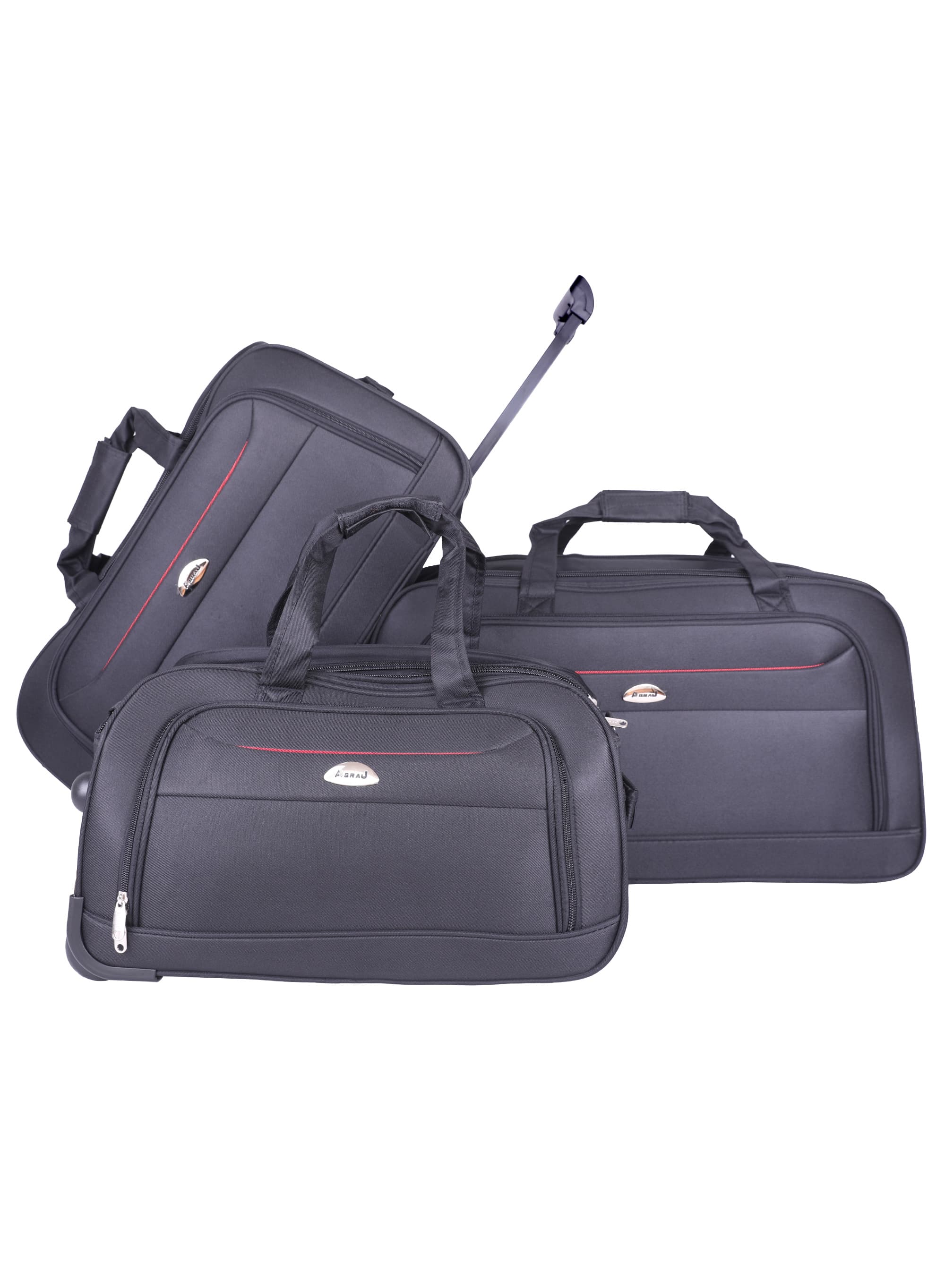 شنطة سفر (حقيبة سفر) عدد 3 – كحلي  ABRAJ 2 Wheel Duffle Bag