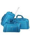 مجموعة شنط السفر لون فيروزي 3Piece Duffle Bag Set /Travel Bag - Cabin Size Travel Duffel Bag - Holdall Duffle Carry Bag - PARA JOHN - SW1hZ2U6NDE5MTM1