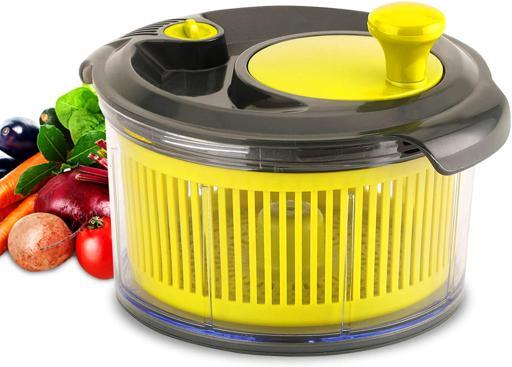 Royalford 1.5L Mini Salad Spinner - Healthy Eating Salad Spinner & Dresser For Lettuce Herbs - SW1hZ2U6NDA1ODcw