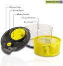 Royalford 1.5L Mini Salad Spinner - Healthy Eating Salad Spinner & Dresser For Lettuce Herbs - SW1hZ2U6NDA1ODc4