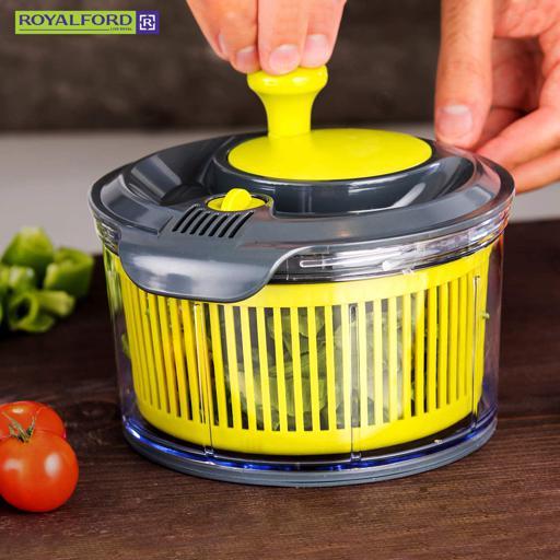 جهاز تدوير السلطة بسعة 1.5 لتر Mini Salad Spinner - Royalford - SW1hZ2U6NDA1ODc0