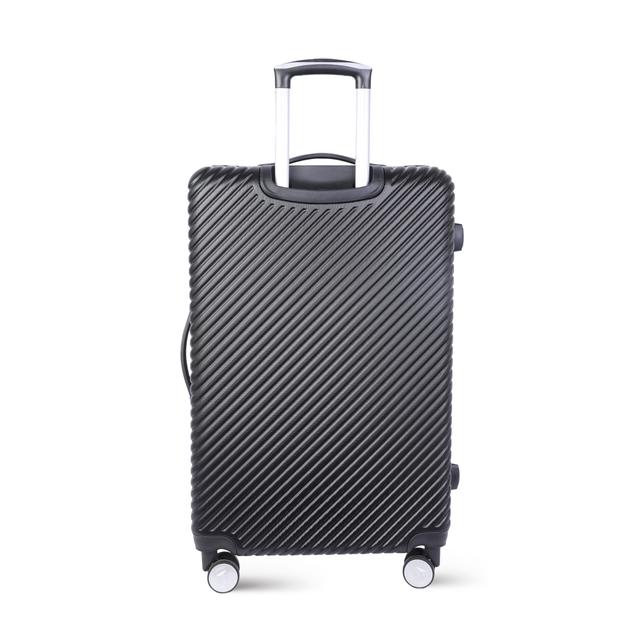 PARA JOHN Abs Hard Trolley Luggage Set, Black - SW1hZ2U6NDM2NzUy