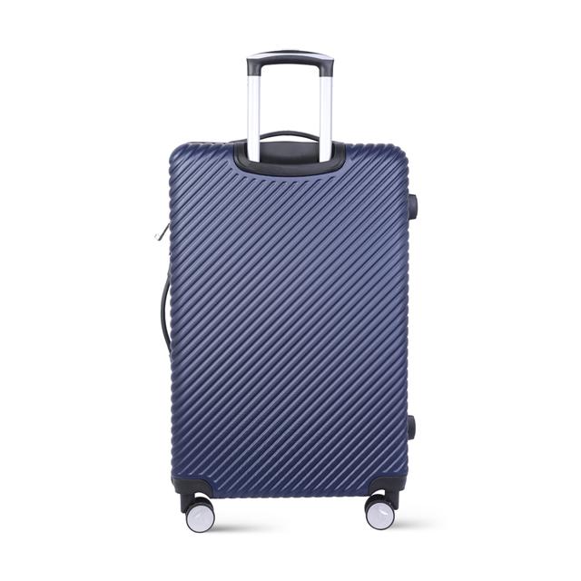 طقم حقائب سفر 3 حقائب مادة ABS بعجلات دوارة (20 ، 24 ، 28) بوصة كحلي PARA JOHN - Abs Hard Trolley Luggage Set, Navy - SW1hZ2U6MzY1NTk0