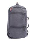 حقيبة ظهر جلد لون أسود Leather Canvas Backpack - Canvy - SW1hZ2U6NDE2NjM5