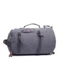 حقيبة ظهر جلد لون أسود Leather Canvas Backpack - Canvy - SW1hZ2U6NDE2NjQz