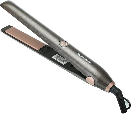 ليس الشعر 220C فضي Ceramic Hair Straightener - Easy Pro-Slim Hair Straightener - Olsenmark