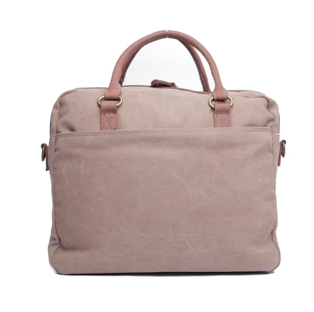 حقيبة وشنطة لابتوب قياس 13.3 لون بيج PARA JOHN Canvas Messenger Backpack - Canvy - 181536