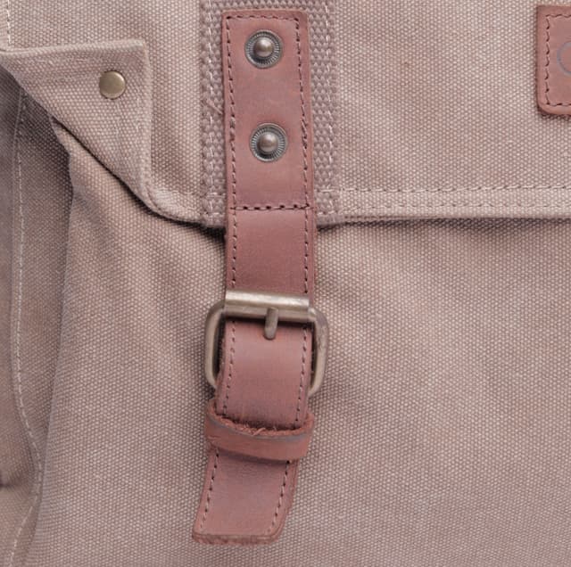 حقيبة وشنطة لابتوب قياس 13.3 لون بيج PARA JOHN Canvas Messenger Backpack - Canvy - 181537